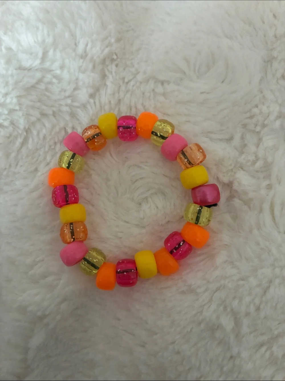 Set of 6 Handmade Beaded Bracelets